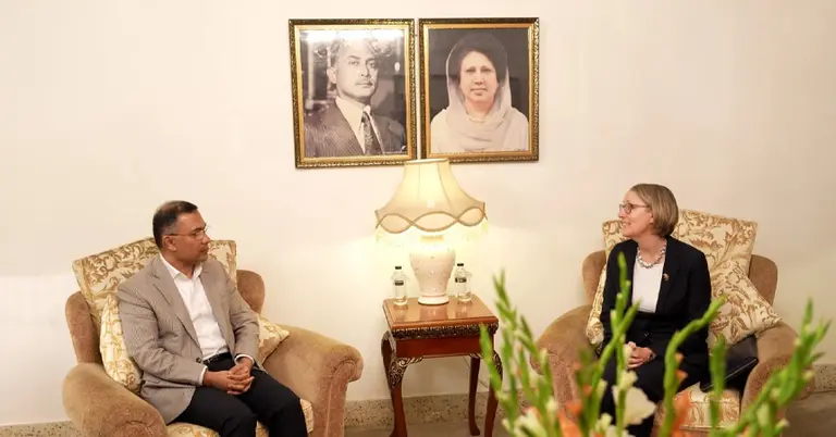 তারেক রহমান ও সারা কুক